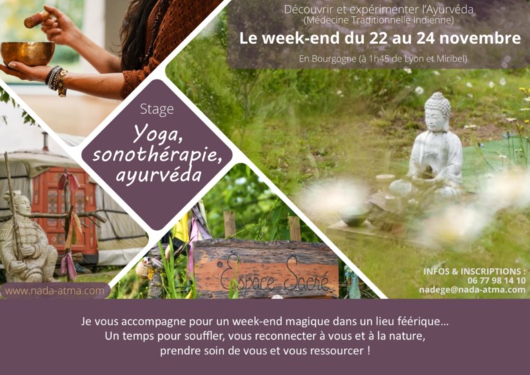 Stage Yoga, Sonothérapie et Ayurvéda