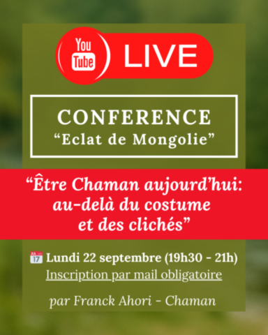 Conférence Chamanisme Mongol en France - Bourgogne